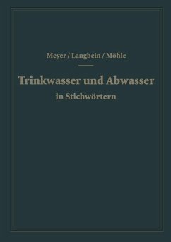 Cover Trinkwasser und Abwasser in Stichwörtern (eBook, PDF)