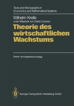 Theorie des wirtschaftlichen Wachstums (eBook, PDF) - Krelle, Wilhelm
