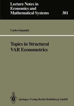 Topics in Structural VAR Econometrics (eBook, PDF) - Giannini, Carlo