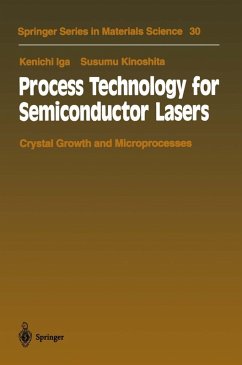 Process Technology for Semiconductor Lasers (eBook, PDF) - Iga, Kenichi; Kinoshita, Susumu