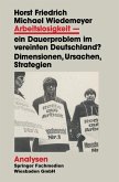 Arbeitslosigkeit - ein Dauerproblem im vereinten Deutschland? (eBook, PDF)