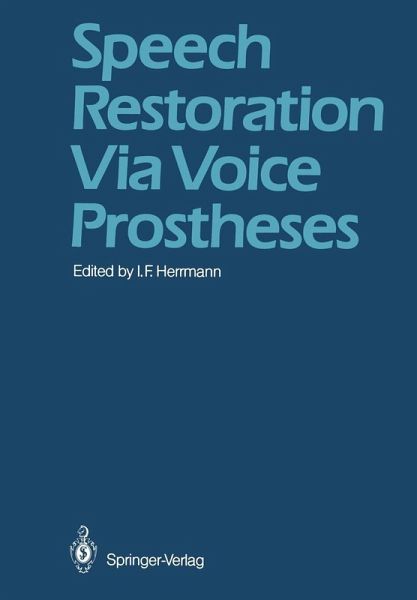 Speech Restoration Via Voice Prostheses (eBook, PDF)