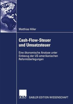 Cash-Flow-Steuer und Umsatzsteuer (eBook, PDF) - Hiller, Matthias