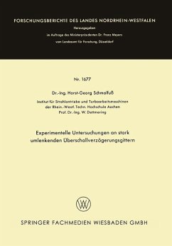Cover Experimentelle Untersuchungen an stark umlenkenden Überschallverzögerungsgittern (eBook, PDF)
