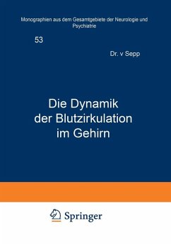 Cover Die Dynamik der Blutzirkulation im Gehirn (eBook, PDF)