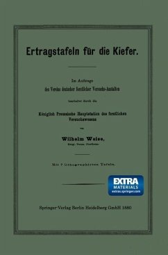 Ertragstafeln für die Kiefer (eBook, PDF) - Weise, Wilhelm