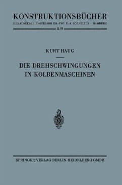 Cover Die Drehschwingungen in Kolbenmaschinen (eBook, PDF)