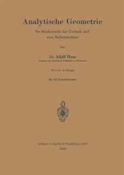 Cover Analytische Geometrie für Studierende der Technik und zum Selbststudium (eBook, PDF)
