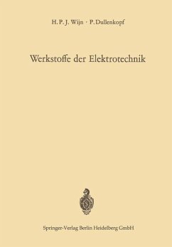 Werkstoffe der Elektrotechnik (eBook, PDF) - Wijn, Henricus P. J.; Dullenkopf, Peter