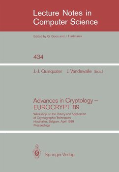 Advances in Cryptology - EUROCRYPT '89 (eBook, PDF)
