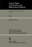 Notes on Economic Time Series Analysis: System Theoretic Perspectives (eBook, PDF)