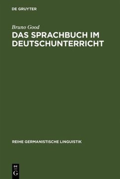Das Sprachbuch im Deutschunterricht (eBook, PDF) - Good, Bruno