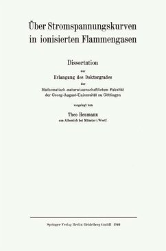 Cover Über Stromspannungskurven in ionisierten Flammengasen (eBook, PDF)