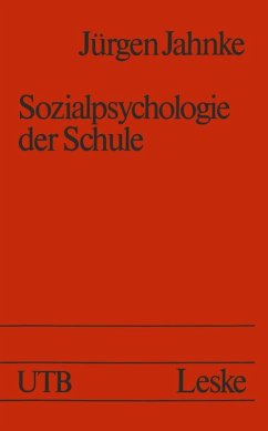 Cover Sozialpsychologie der Schule (eBook, PDF)