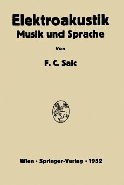 Elektroakustik (eBook, PDF) - Saic, Friedrich C.