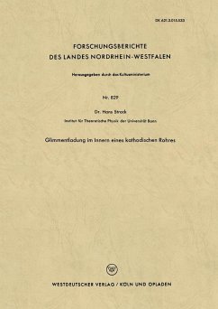 Glimmentladung im Innern eines kathodischen Rohres (eBook, PDF) - Strack, Hans