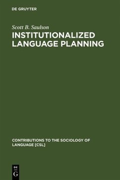 Cover Institutionalized Language Planning (eBook, PDF)