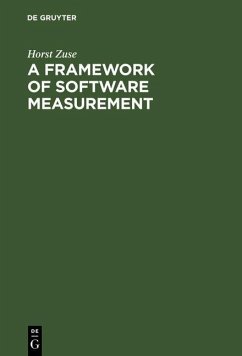 A Framework of Software Measurement (eBook, PDF) - Zuse, Horst