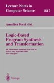 Logic-Based Program Synthesis and Transformation (eBook, PDF)