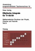 Elliptische Integrale für TI-58/59 (eBook, PDF)