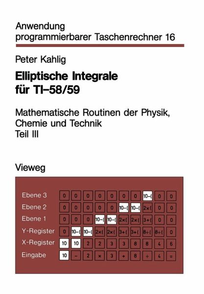 Elliptische Integrale für TI-58/59 (eBook, PDF)
