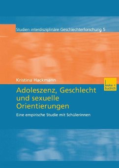 Adoleszenz, Geschlecht und sexuelle Orientierungen (eBook, PDF) - Hackmann, Kristina