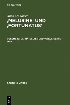 'Melusine' und 'Fortunatus' (eBook, PDF) Cover 'Melusine' und 'Fortunatus' (eBook, PDF)