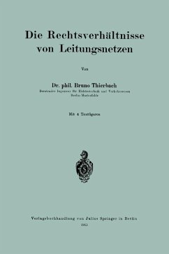 Cover Die Rechtsverhältnisse von Leitungsnetzen (eBook, PDF)