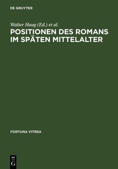 Positionen des Romans im späten Mittelalter (eBook, PDF)