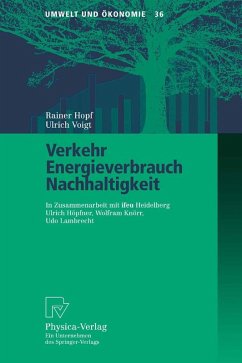 Verkehr, Energieverbrauch, Nachhaltigkeit (eBook, PDF) - Hopf, Rainer; Voigt, Ulrich