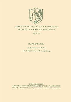 An den Grenzen des Rechts (eBook, PDF) - Welzel, Hans