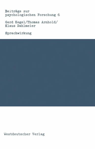 Sprachwirkung (eBook, PDF)