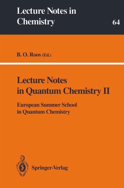 Lecture Notes in Quantum Chemistry II (eBook, PDF)