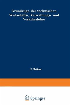 Cover Grundzüge der technischen Wirtschafts-, Verwaltungs- und Verkehrslehre (eBook, PDF)