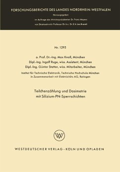 Cover Teilchenzählung und Dosimetrie mit Silizium-PN-Sperrschichten (eBook, PDF)