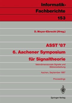 Cover ASST '87 6. Aachener Symposium für Signaltheorie (eBook, PDF)