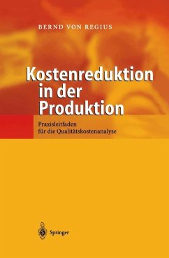 Kostenreduktion in der Produktion (eBook, PDF) - Regius, Bernd Von