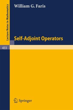 Self-Adjoint Operators (eBook, PDF) - Faris, W. G.