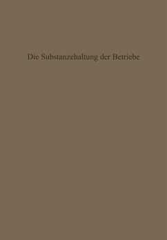 Cover Die Substanzerhaltung der Betriebe (eBook, PDF)