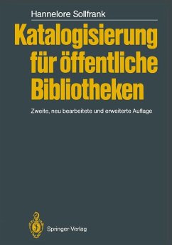 Katalogisierung für Öffentliche Bibliotheken (eBook, PDF) - Sollfrank, Hannelore