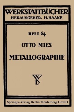 Metallographie (eBook, PDF) - Mies, Otto