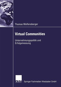 Virtual Communities (eBook, PDF) - Wolfensberger, Thomas
