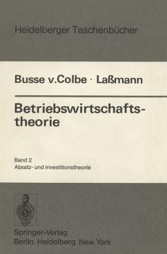 Betriebswirtschaftstheorie (eBook, PDF) - Busse Von Colbe, W.; Lassmann, G.