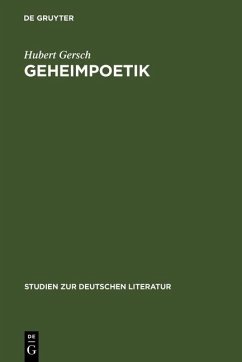 Cover Geheimpoetik (eBook, PDF)