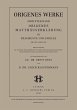 Origenes Matthäuserklärung III:... - Bild 1