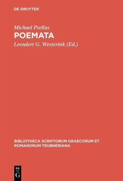Poemata (eBook, PDF) - Psellus, Michael