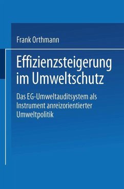 Cover Effizienzsteigerung im Umweltschutz (eBook, PDF)