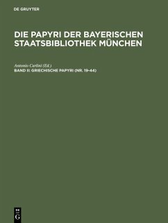 Cover Griechische Papyri (Nr. 19-44) (eBook, PDF)