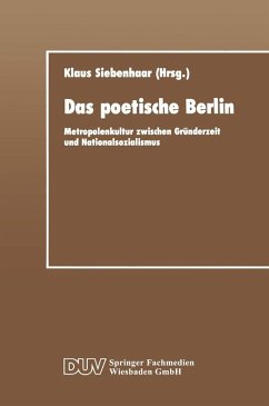 Das poetische Berlin (eBook, PDF)