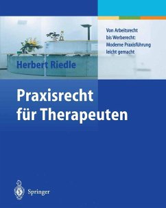 Praxisrecht für Therapeuten (eBook, PDF) - Riedle, Herbert